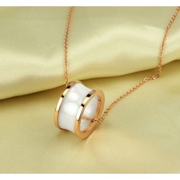Quality And Quantity Assured Tungsten Ceramic Necklace