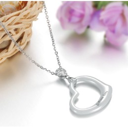 Quality And Quantity Assured Female Sweetheart Tungsten Ceramic Necklace