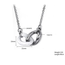 High Quality Tungsten Ceramic Necklace