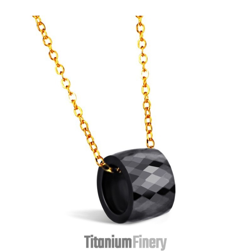 To Enjoy High Reputation At Home And Abroad Female Black Tungsten Ceramic Necklace To Enjoy High Reputation At Home And Abroad Female Black Tungsten Ceramic Necklace