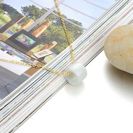 Superior Quality Female White Tungsten Ceramic Necklace