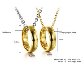 Durable In Use Tungsten Ceramic Necklace