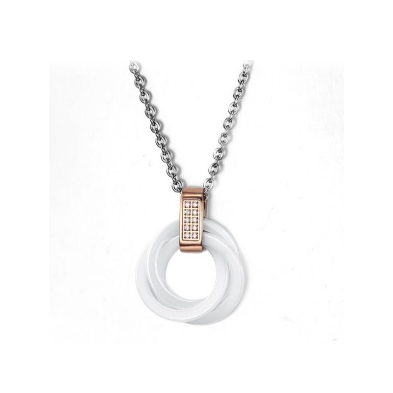 Reliable Quality Tungsten Ceramic Necklace With Rhinestone