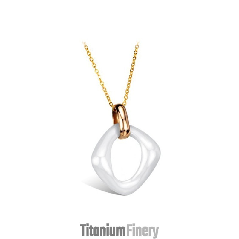 Durable In Use Female Tungsten Ceramic Necklace