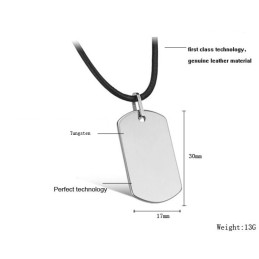 Dependable Performance Male Tungsten Ceramic Necklace