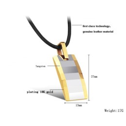 High Quality Female Tungsten Ceramic Necklace