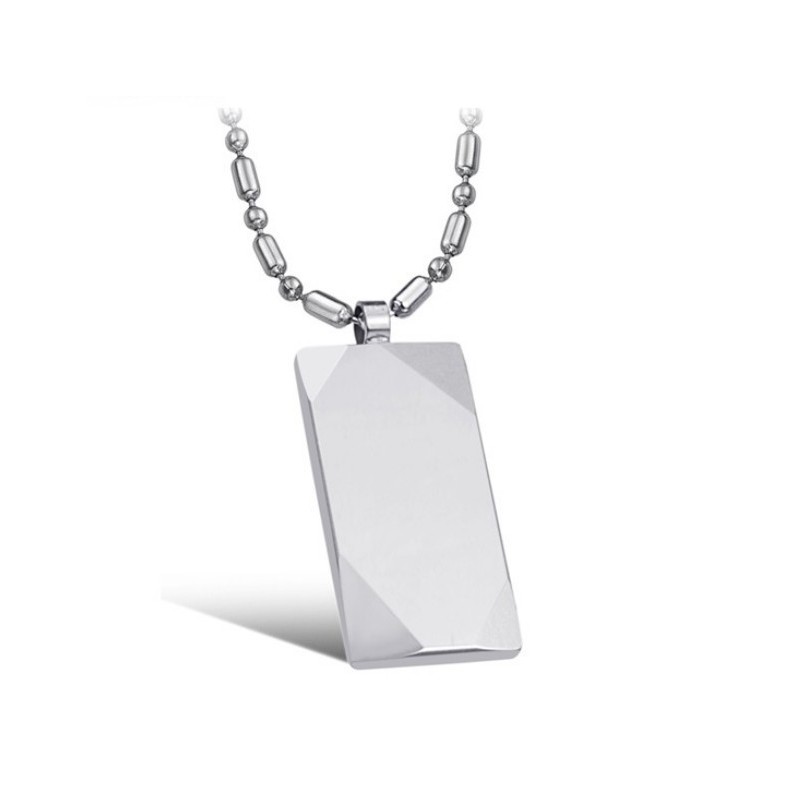 Selling Well All Over The World Male Tungsten Ceramic Necklace