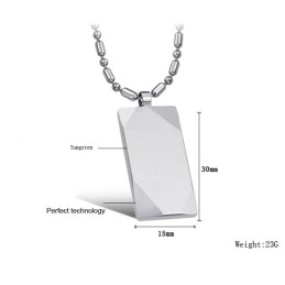 Selling Well All Over The World Male Tungsten Ceramic Necklace