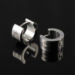 Mens Titanium Earrings