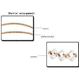 Dependable Performance Tungsten Ceramic Necklace