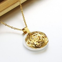 Stable Quality Female Tungsten Ceramic Necklace