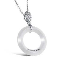 High Quality Female Tungsten Ceramic Necklace