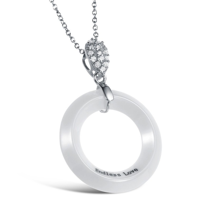 High Quality Female Tungsten Ceramic Necklace
