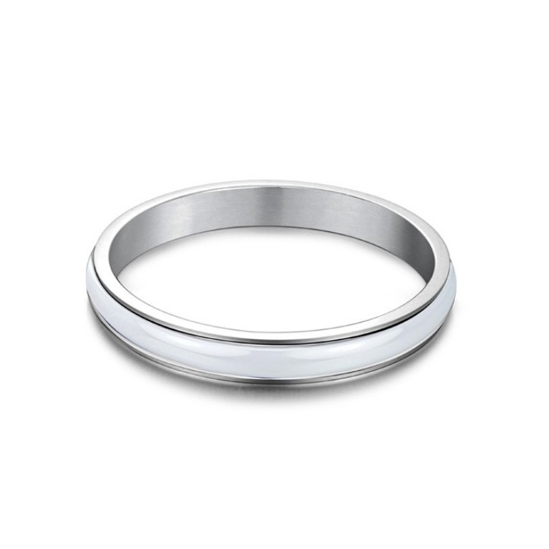 Reliable Reputation Male White Tungsten Ceramic Bangle Reliable Reputation Male White Tungsten Ceramic Bangle