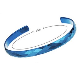Dependable Performance Blue Tungsten Ceramic Bangle