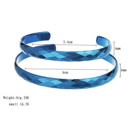 Dependable Performance Blue Tungsten Ceramic Bangle