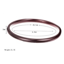 Wide Varieties Female Brown Tungsten Ceramic Bangle