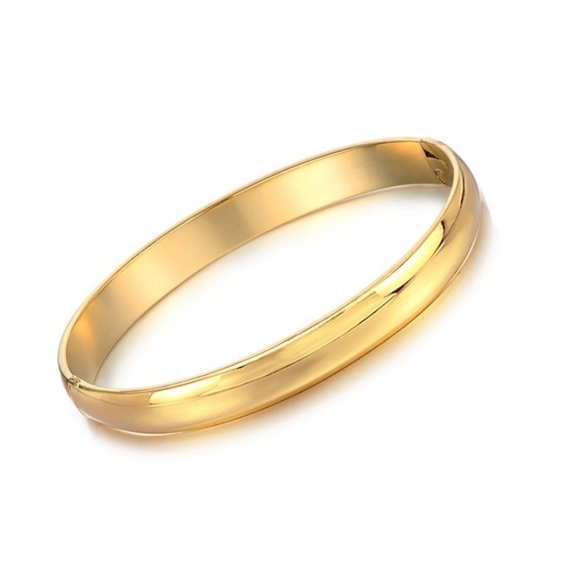 Wide Varieties Female 18K Gold-Plated Bangle Wide Varieties Female 18K Gold-Plated Bangle