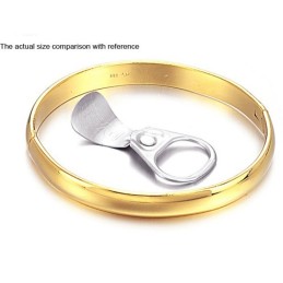 Wide Varieties Female 18K Gold-Plated Bangle
