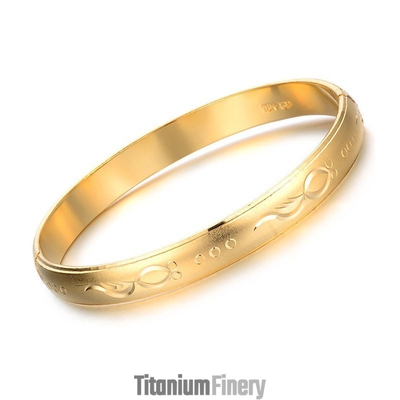 High Quality Female 18K Gold-Plated Bangle High Quality Female 18K Gold-Plated Bangle