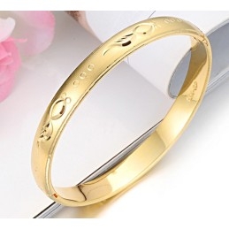 High Quality Female 18K Gold-Plated Bangle