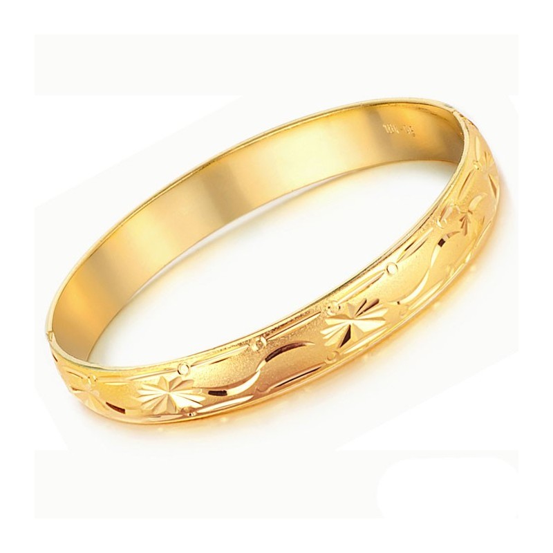 Reliable Quality Female 18K Gold-Plated Bangle Reliable Quality Female 18K Gold-Plated Bangle