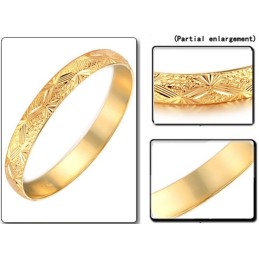 High Quality Female 18K Gold-Plated Bangle