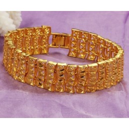 Superior Quality Male 18K Gold-Plated Bracelet