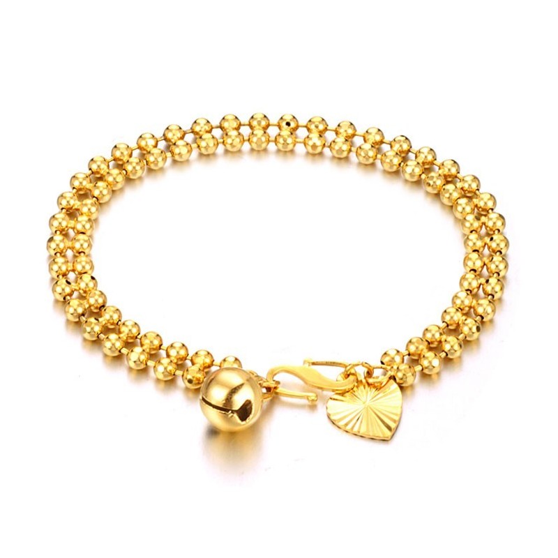 The Queen Of Quality Female Ball Shape 18K Gold-Plated Bracelet