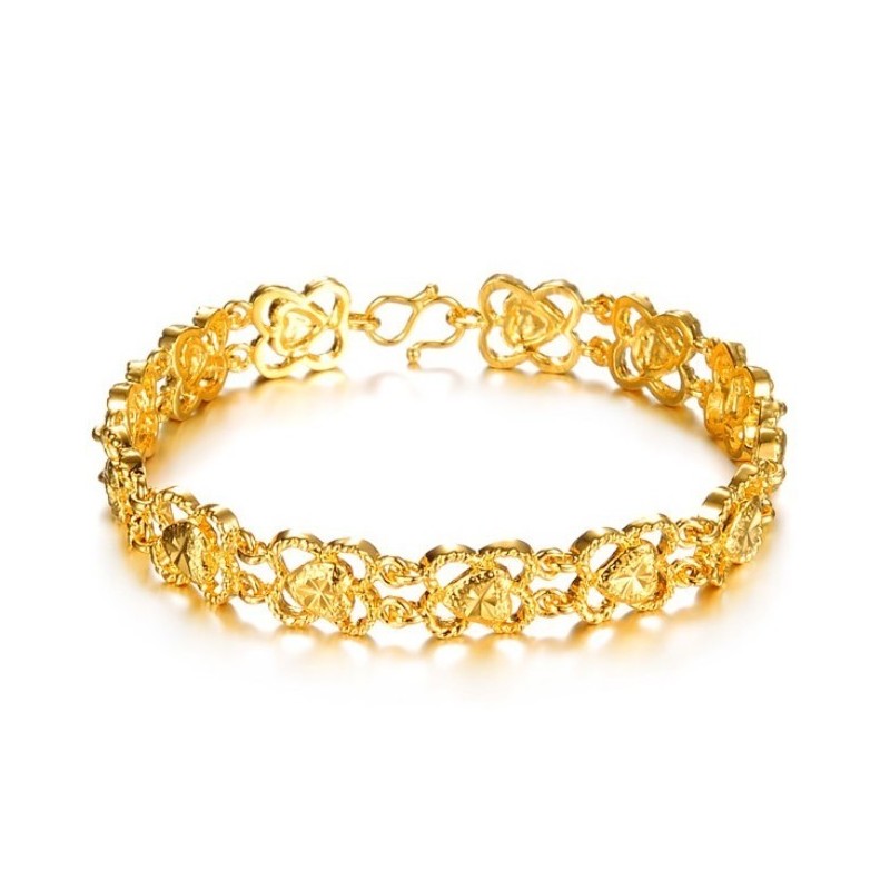 High Quality Female Sweetheart 18K Gold-Plated Bracelet High Quality Female Sweetheart 18K Gold-Plated Bracelet