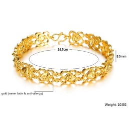 High Quality Female Sweetheart 18K Gold-Plated Bracelet