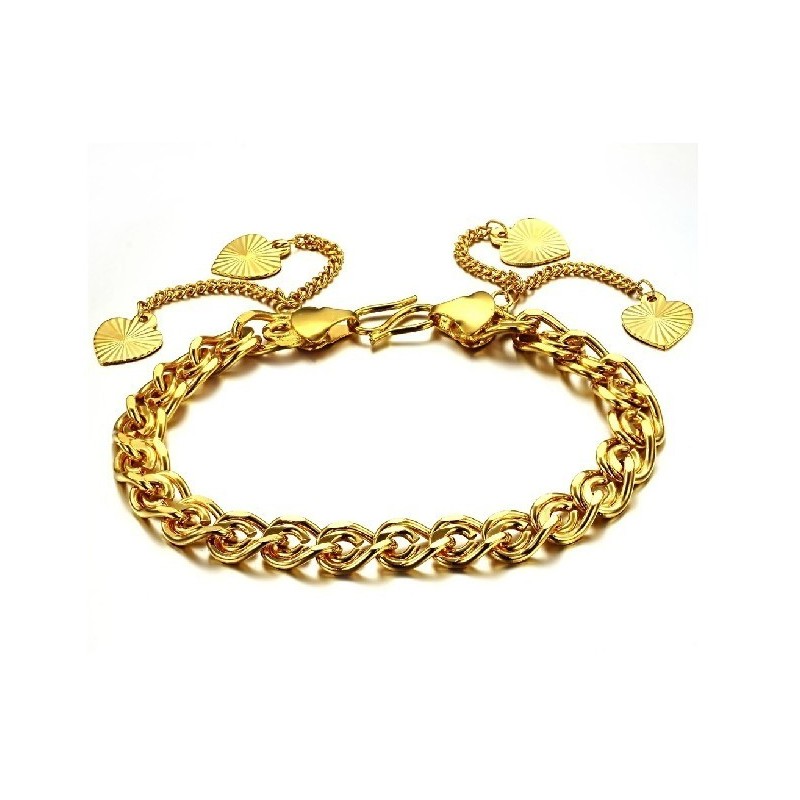 Quality And Quantity Assured Female Sweetheart 18K Gold-Plated Bracelet Quality And Quantity Assured Female Sweetheart 18K Gold-Plated Bracelet