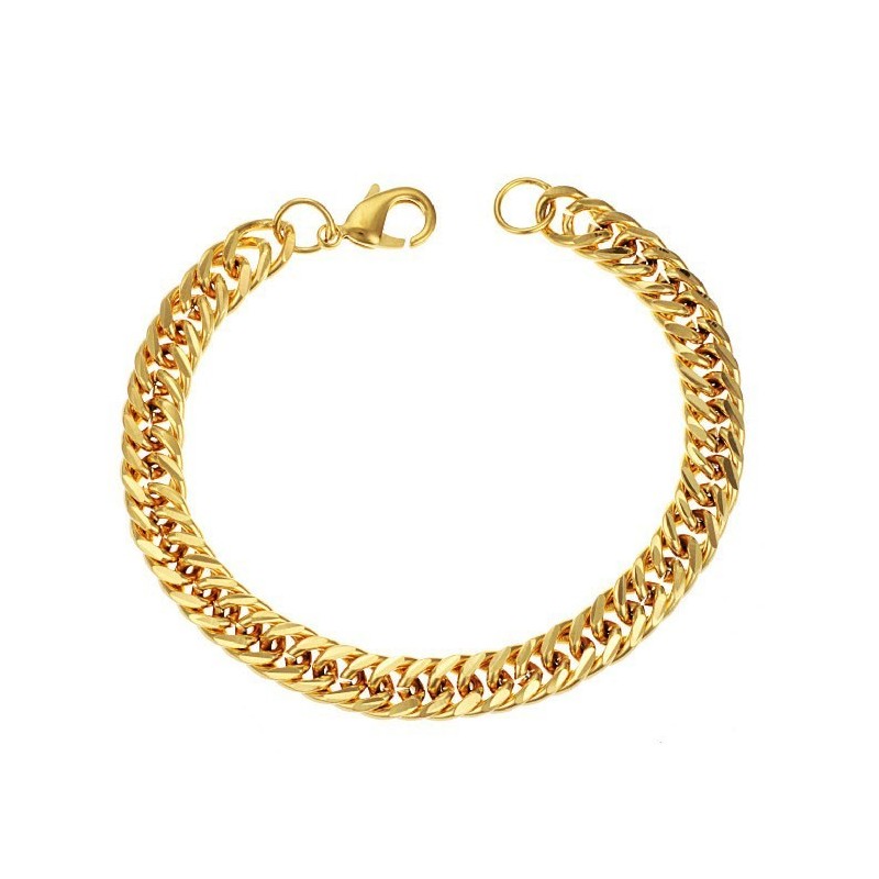 Stable Quality Male 18K Gold-Plated Bracelet Stable Quality Male 18K Gold-Plated Bracelet