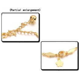 Wide Varieties Female 18K Gold-Plated Bracelet With Bell