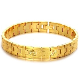 Well-Known For Its Fine Quality Female 18K Gold-Plated Bracelet