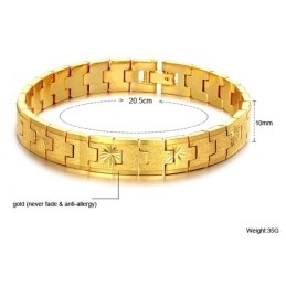 Well-Known For Its Fine Quality Female 18K Gold-Plated Bracelet