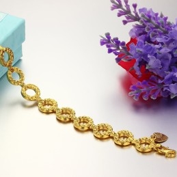 Stable Quality Female 18K Gold-Plated Bracelet