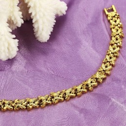 Well-Known For Its Fine Quality Female 18K Gold-Plated Bracelet