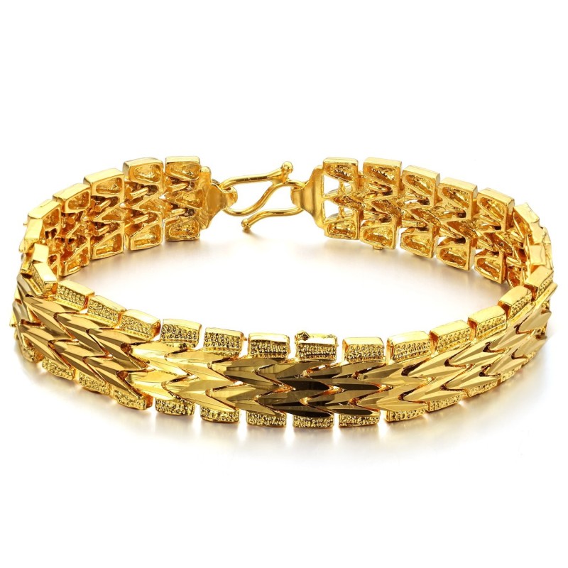 Excellent Quality Female Classic 18K Gold-Plated Bracelet Excellent Quality Female Classic 18K Gold-Plated Bracelet
