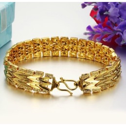 Excellent Quality Female Classic 18K Gold-Plated Bracelet