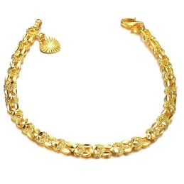 Quality And Quantity Assured Female Elegant 18K Gold-Plated Bracelet