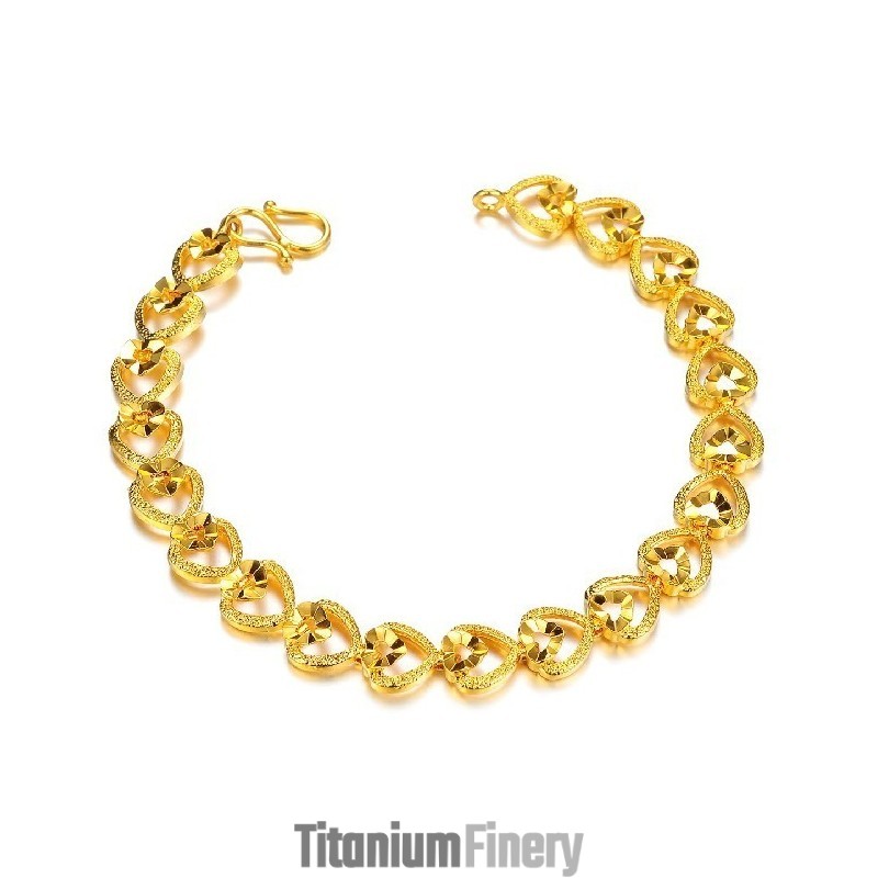 High Quality Female Sweetheart 18K Gold-Plated Bracelet High Quality Female Sweetheart 18K Gold-Plated Bracelet