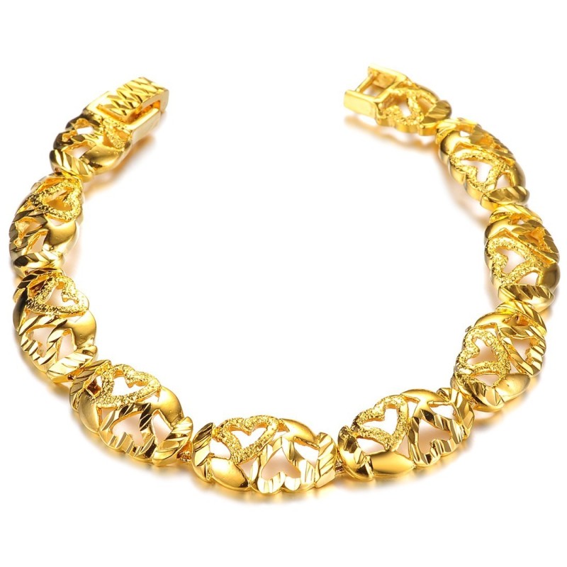 Reliable Reputation Female Sweetheart 18K Gold-Plated Bracelet Reliable Reputation Female Sweetheart 18K Gold-Plated Bracelet