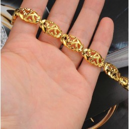 Reliable Reputation Female Sweetheart 18K Gold-Plated Bracelet