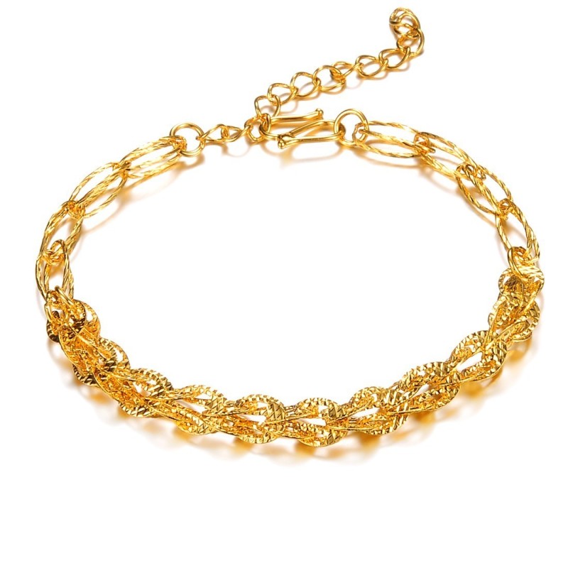 Quality And Quantity Assured Female 18K Gold-Plated Bracelet Quality And Quantity Assured Female 18K Gold-Plated Bracelet
