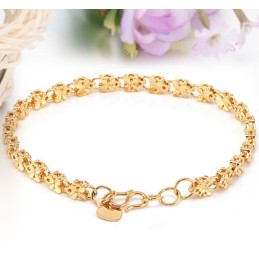 Reliable Reputation Female Butterfly Shape 18K Gold-Plated Bracelet