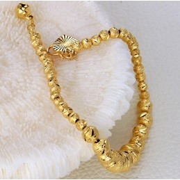 High Quality Female Ball Shape 18K Gold-Plated Bracelet