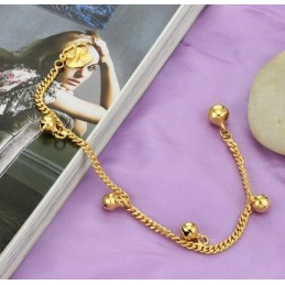 To Have A Long Story Female 18K Gold-Plated Bracelet With Bells