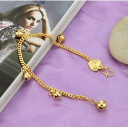 To Have A Long Story Female 18K Gold-Plated Bracelet With Bells