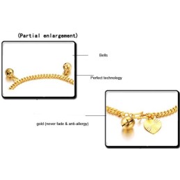 To Have A Long Story Female 18K Gold-Plated Bracelet With Bells
